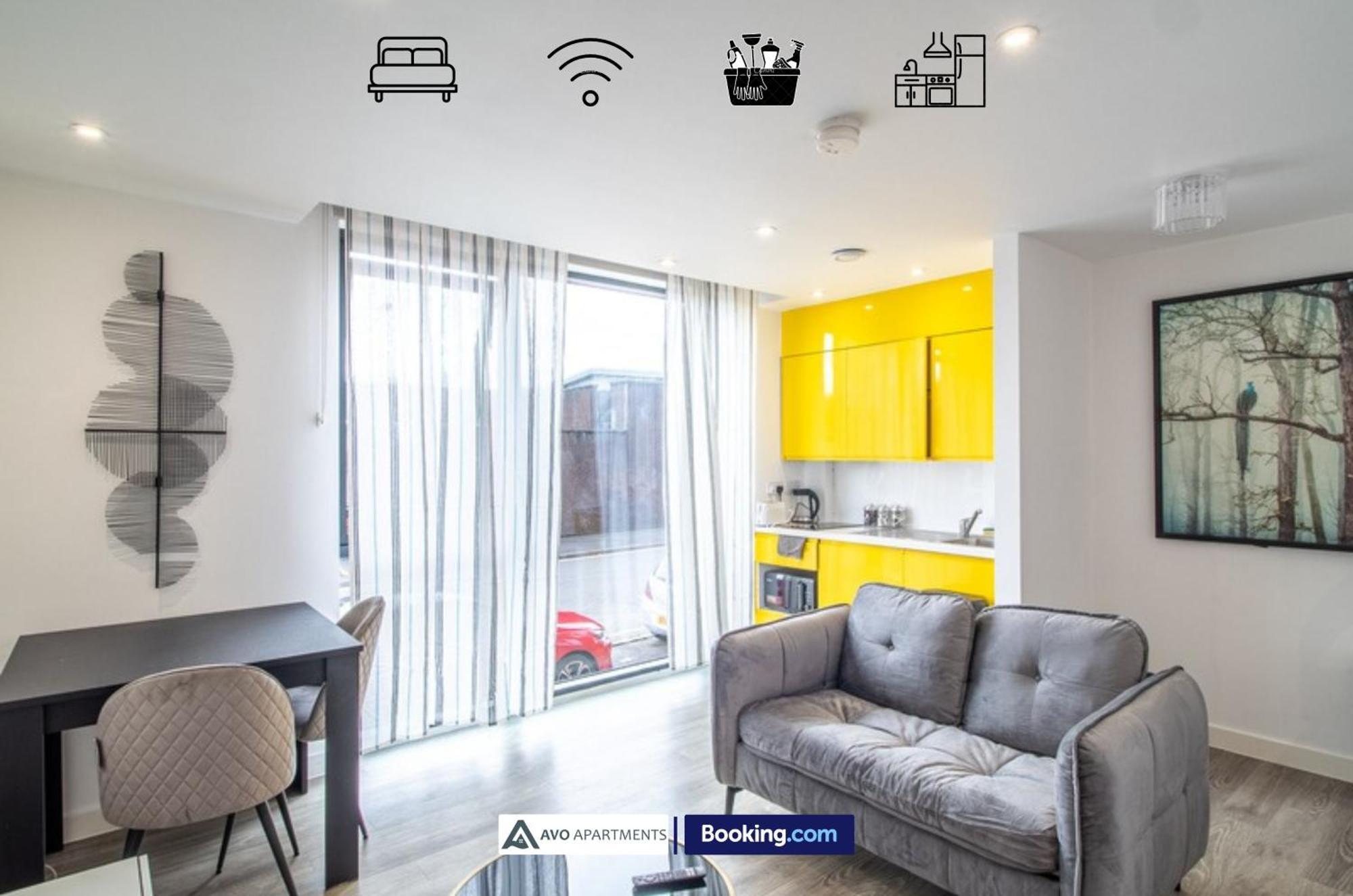 City Center Studio Apartments By Avo Apartments Sheffield Exterior foto